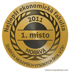 1. místo Nejlepší ekonomická fakulta na Moravě 2011