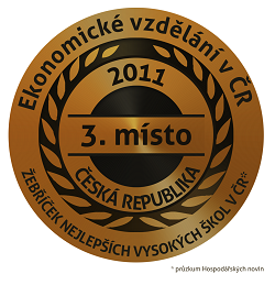 3. místo Nejlepší ekonomická fakulta na Moravě 2011
