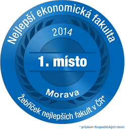 1. místo Nejlepší ekonomická fakulta na Moravě 2014